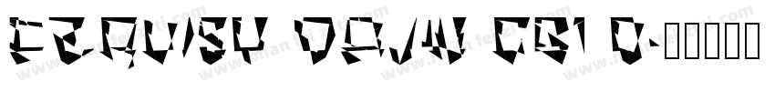 FZRUISY DAJW GB1 0字体转换